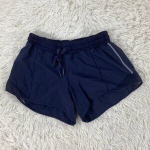 Lululemon Hotty Hot Short (Long 4") Midnight Navy